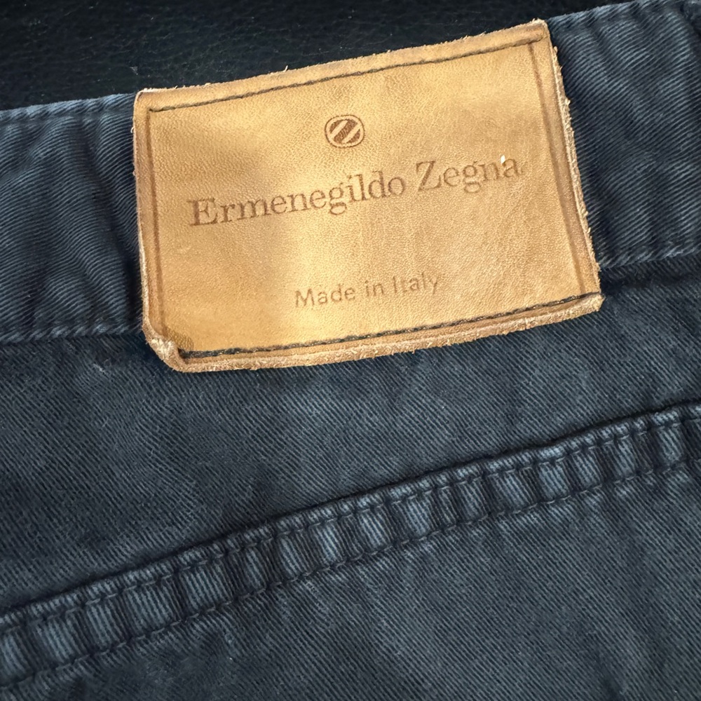 Ermenegildo Zegna Men Regular Fit 5 Pocket Italy Cotton Denim Jean Size 44 - Picture 13 of 16